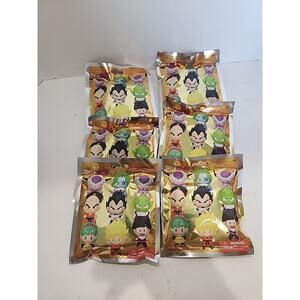 Dragon Ball Z Series 2 3D Figural Bag Clip Blind Bag New Sealed Set Of 6